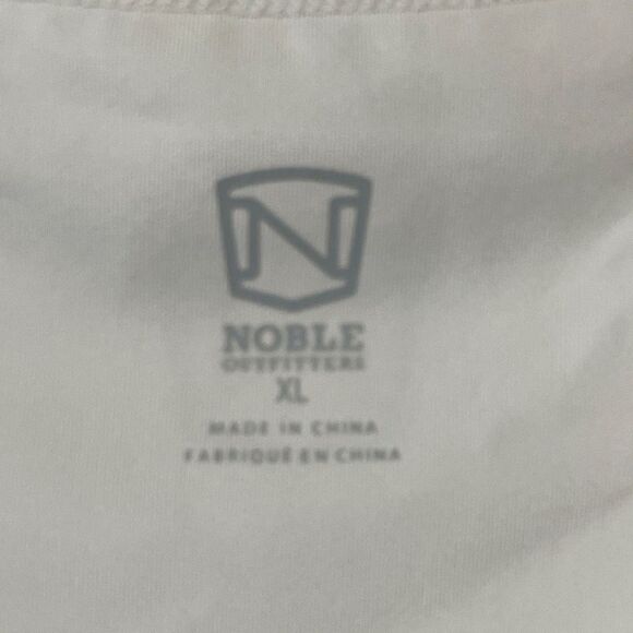 Noble Outfitters Women's Noble Equestrian Mariah Long Sleeve Crew Top White XL - Picture 3 of 8